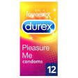 Preservativos Durex Pleasure Me, con estrías y puntos Cheap