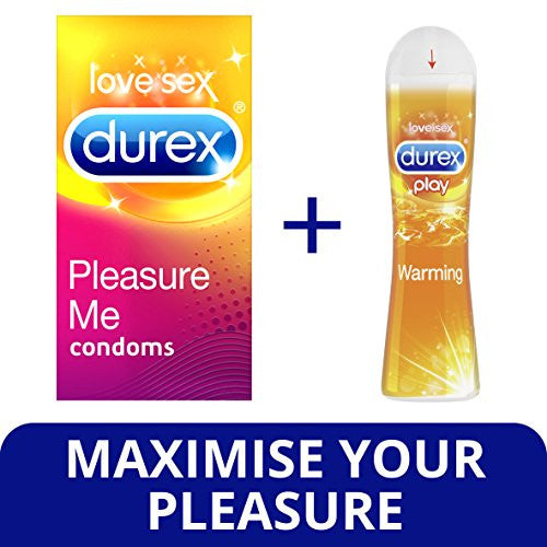 Preservativos Durex Pleasure Me, con estrías y puntos Cheap