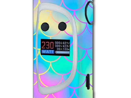 Pastel Colorful Mermaid Scales Sigelei Kaos Spectrum 230w Skin For Sale