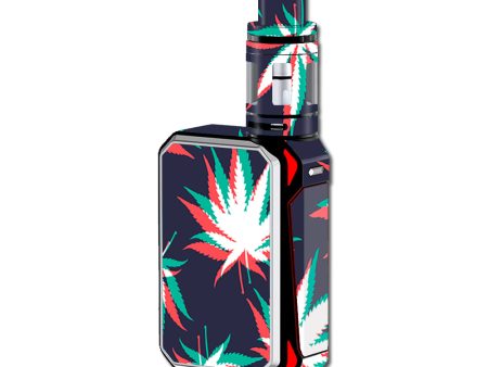 3D Holographic Week Pot Leaf Smok G-Priv Skin Sale