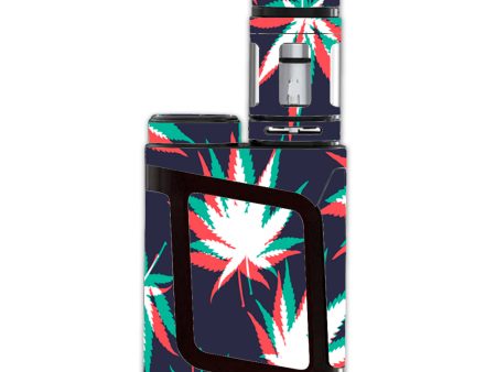 3D Holographic Week Pot Leaf Smok AL85 Skin Online Hot Sale